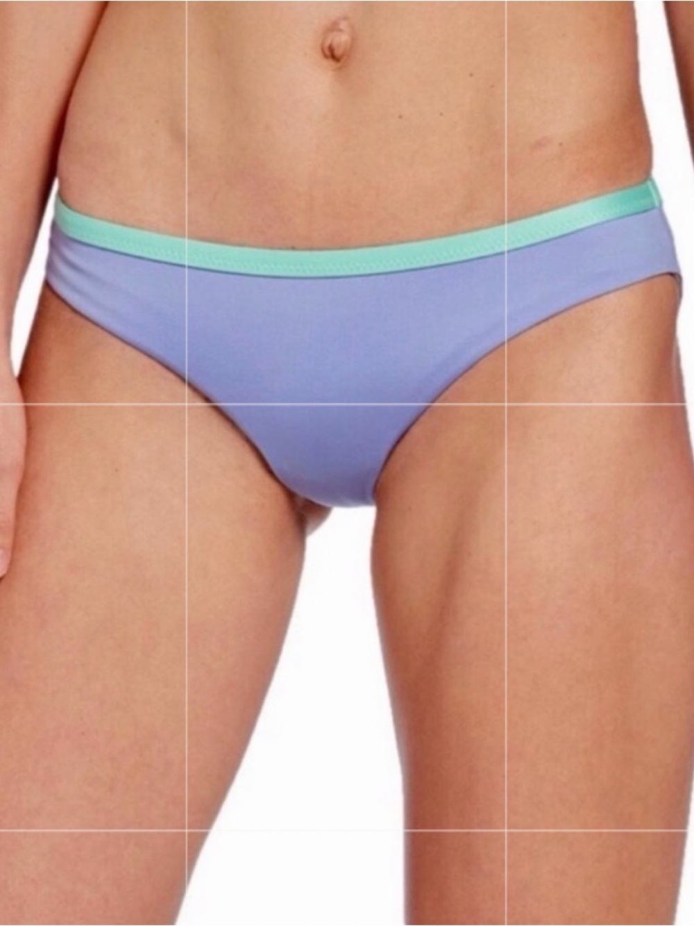 Patagonia Lavender Mint Nanogrip Slip Resistance Activewear Bikini Bottoms NWT S